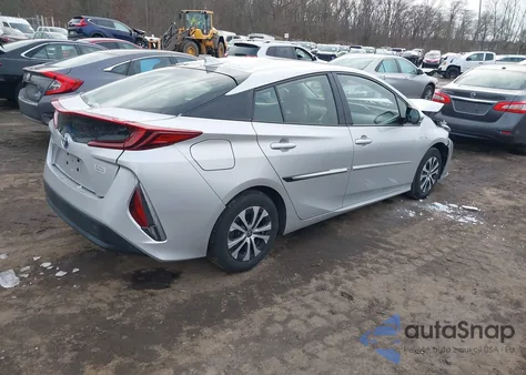 2020 Toyota Prius Prime Le z USA, uszkodzony, nr VIN JTDKARFP8L3140640